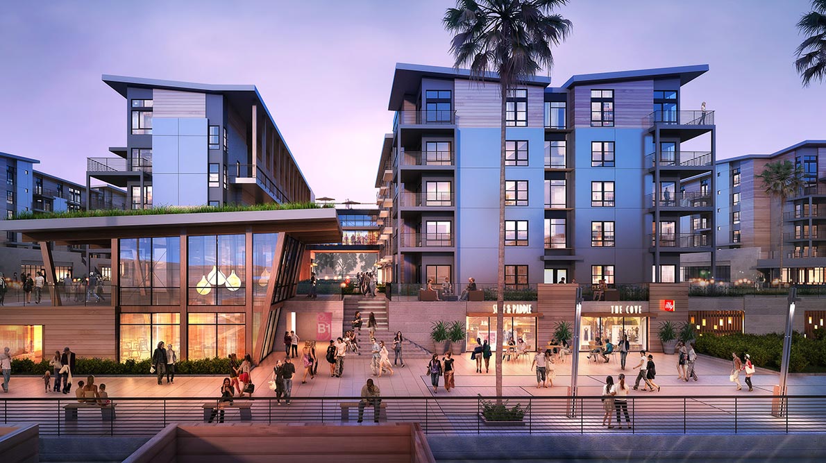 AMLI Marina Del Rey Promenade Rendering